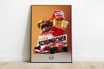 Michael Schumacher Ferrari Poster