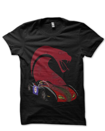 Snake Oiler - Red Distressed Black T- Shirt