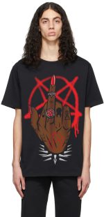 Finger Oversized Drop T-Shirt