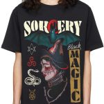 Magic Black Oversized Drop T-Shirt