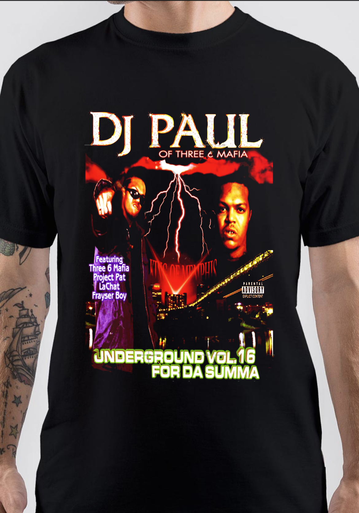 Three 6 Mafia T-Shirt And Merchandise