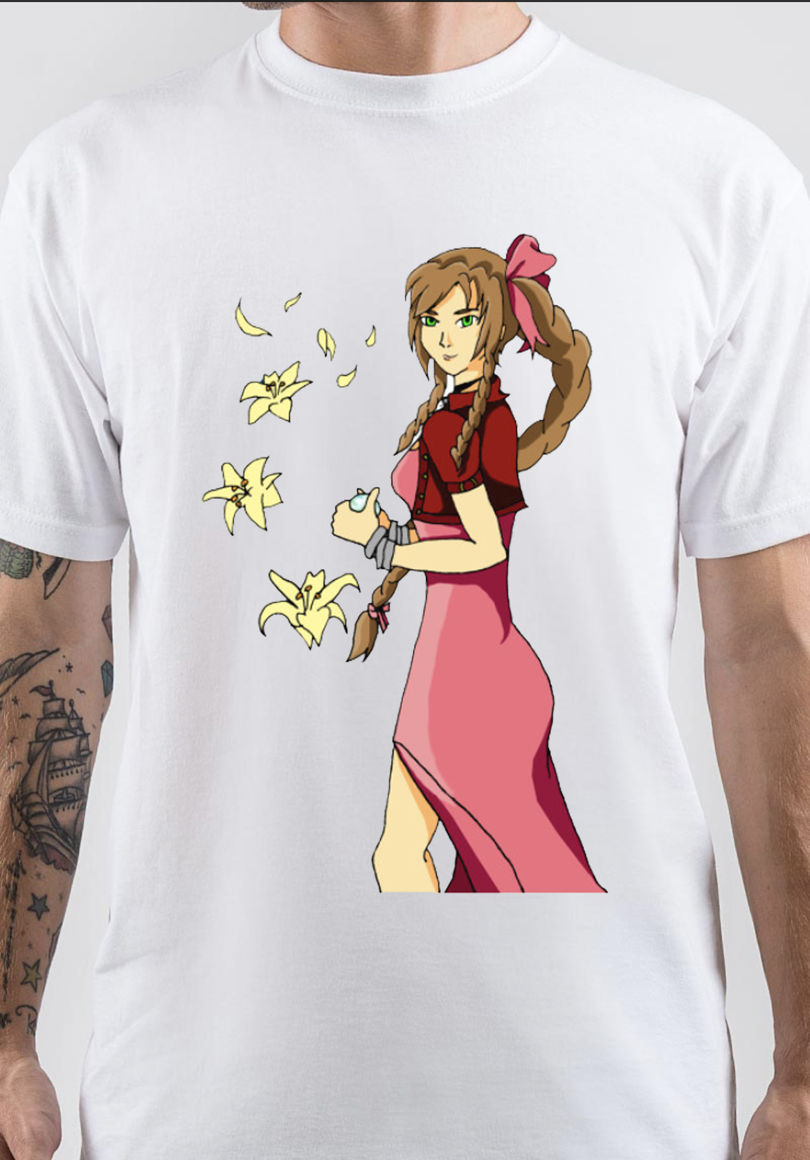 Aerith Gainsborough T-Shirt And Merchandise