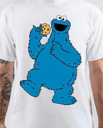 KREA - Cookie monster as a rapper, grillz and face tattoo, sharp colors, by  antgerm