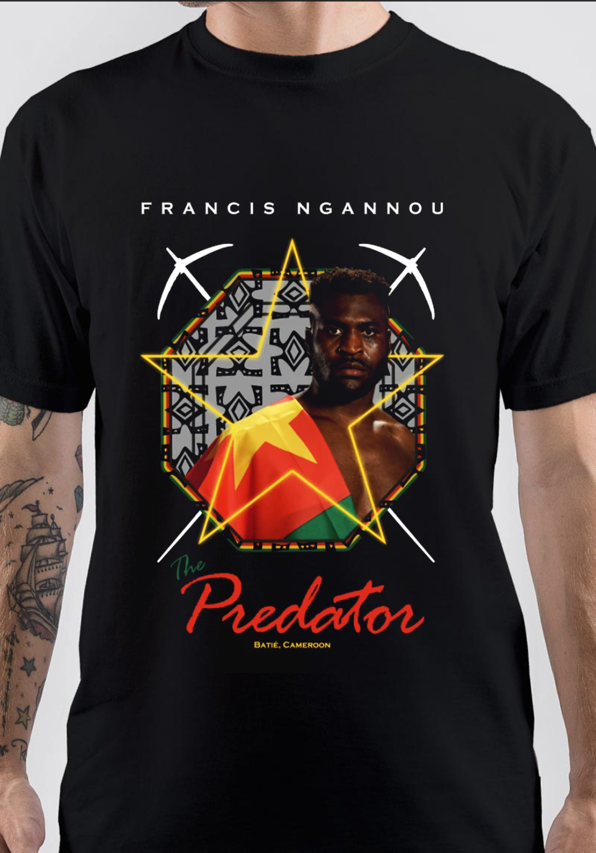 Francis Ngannou T-Shirt And Merchandise