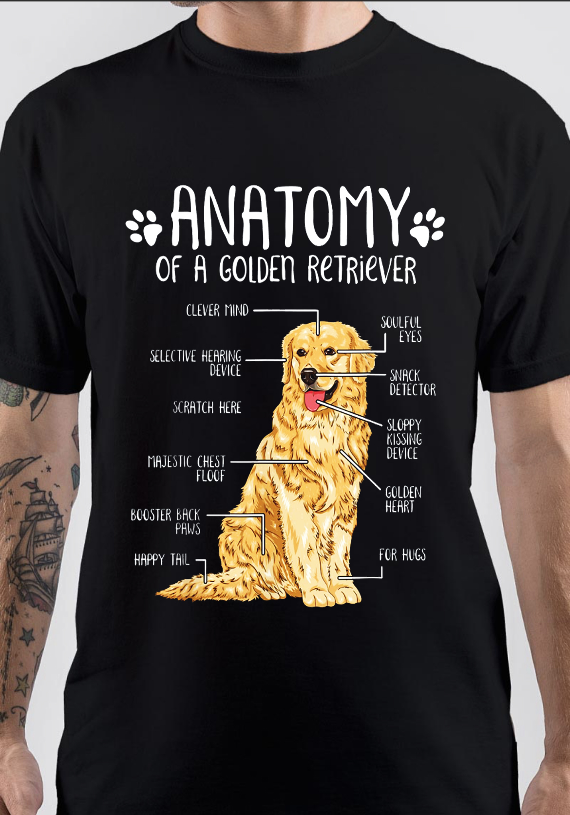 Golden Retriever T-Shirt And Merchandise