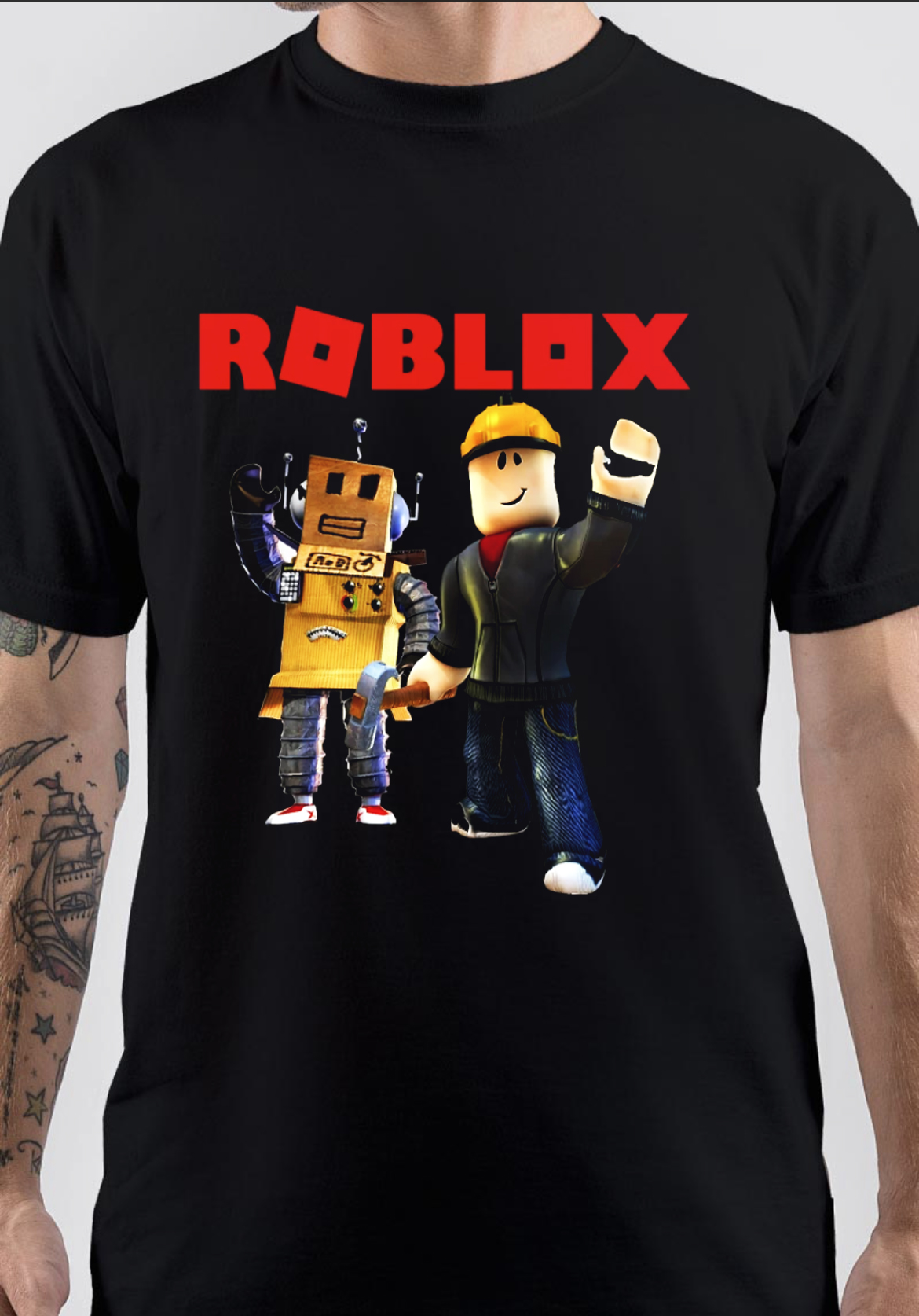 Roblox Men's Logo Short Sleeve Graphic T-Shirt, up to Size 2XL - Walmart.com