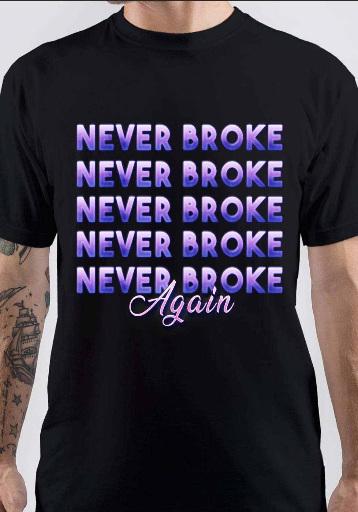 Never broke again, Shirts