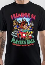 Freaknik 1994 Player's Ball Black T-Shirt