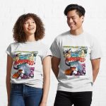 Sharktopus Poster (Retro wash edition) Printed T-Shirt
