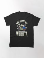 Welcome To Wichita Baseball ¾ Sleeve    Printed T-Shirt