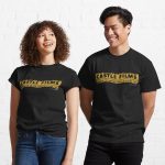 CASTLE FILMS Logo Yellow Printed T-Shirt