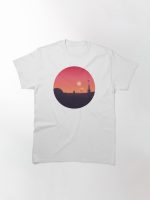Binary Sunset Printed T-Shirt