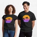 F-14 Tomcat - Sunset Flight Printed T-Shirt