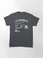 Back to the Future 1.21 Gigawatts DeLorean Car (© UCS LLC and Amblin) Printed T-Shirt