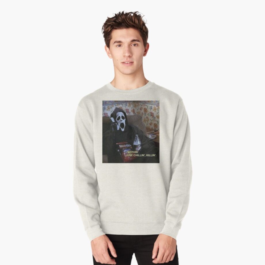 just chillin', killin' Pullover Sweatshirt