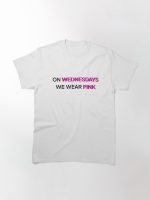 On Wednesdays we wear pink - mean girls Printed T-Shirt