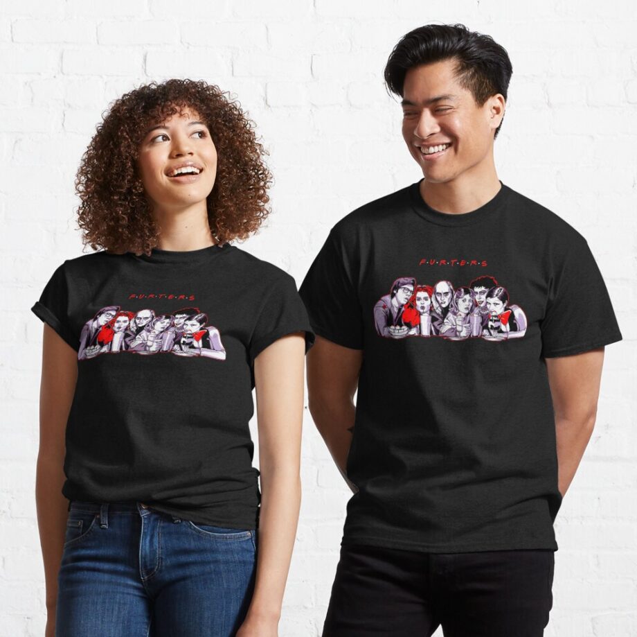 The One When Brad & Janet Get a Flat Printed T-Shirt