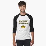 Ampipe Football Baseball ¾ Sleeve T-Shirt