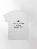 Jaws Boat Quote Printed T-Shirt