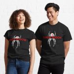 Black Widow Spider Printed T-Shirt