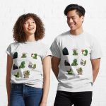 Kermit meme sticker pack Printed T-Shirt