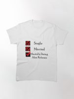Mentally Dating Alan Rickman Printed T-Shirt