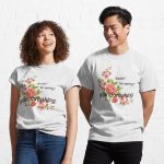 florals? for spring? groundbreaking. Printed T-Shirt