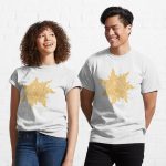Tangled Sun Printed T-Shirt