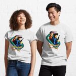 Brock and Chest- Undercover Burning Printed T-Shirt