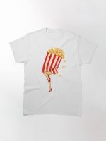 Let's All Go to the Lobby - Popcorn Girl Printed T-Shirt