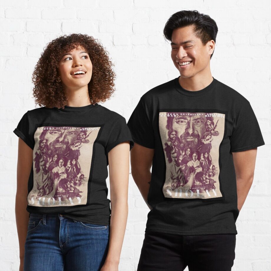 Sholay  Printed T-Shirt