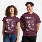 Firefly Theme song quote (white version) Printed T-Shirt