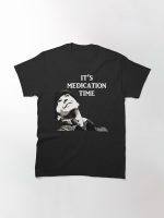 Medication Time (for dark background) Printed T-Shirt