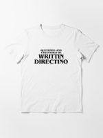 QUENTINED AND TARANTINED BY WRITTIN DIRECTINO BLACK MEME  Essential T-Shirt