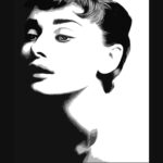 Audrey Hepburn #8 Printed T-Shirt