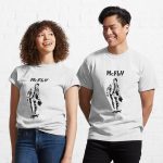 Marty McFly Back to the Future sketch Printed T-Shirt