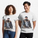 Medieval Seagal - Steven On A Horse Printed T-Shirt