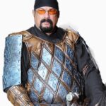 Medieval Seagal - Steven On A Horse Printed T-Shirt