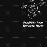 KILL BILL - Five Point Palm Exploding Heart Technique Printed T-Shirt