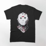 Jason Voorhees † Friday the 13th Pt. 7 Illustration Printed T-Shirt