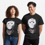 Jason Voorhees † Friday the 13th Pt. 7 Illustration Printed T-Shirt