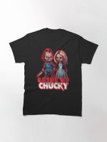 Chucky and Tiffany - Bride of Chucky Printed T-Shirt