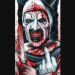 Terrifier Art   Printed T-Shirt
