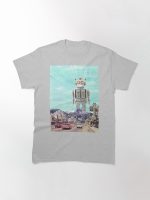 Robot in Town Printed T-Shirt