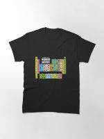 Periodic Table of Horror Movies Printed T-Shirt