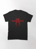 Black Widow Spider Printed T-Shirt