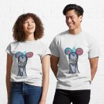 Hades Mickey Ears Printed T-Shirt