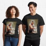 Raiders oil paint   Printed T-Shirt