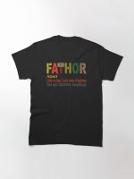 Fa-Thor Like Dad Just Way Mightier Hero  Printed T-Shirt