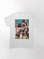 Jessica Alba American actress Beautiful Aesthetic Collage - 4 Printed T-Shirt
